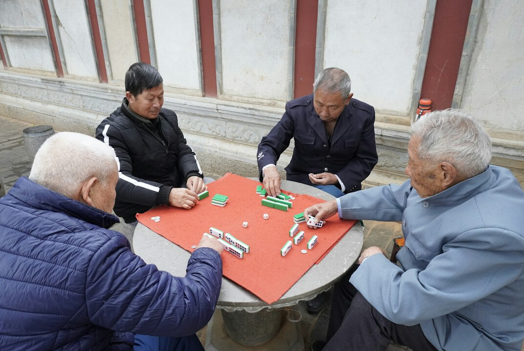 senior citizens participating in group activities
